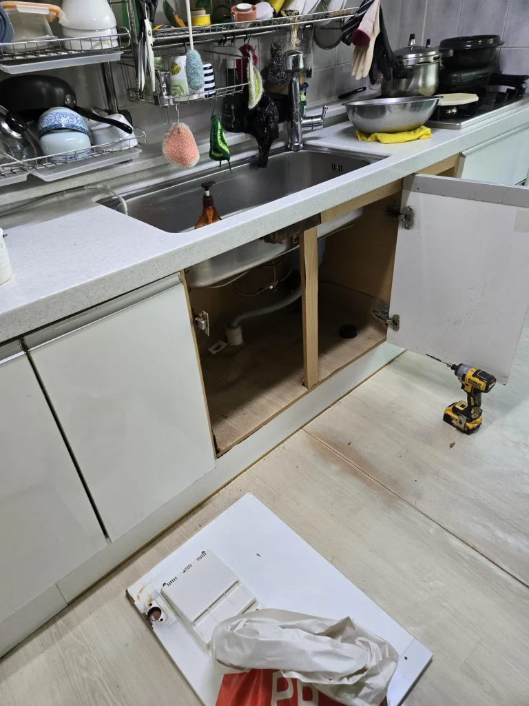 sink-repair-onsite 교육 실습 사진