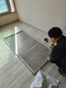 방충망 교체 현장실습